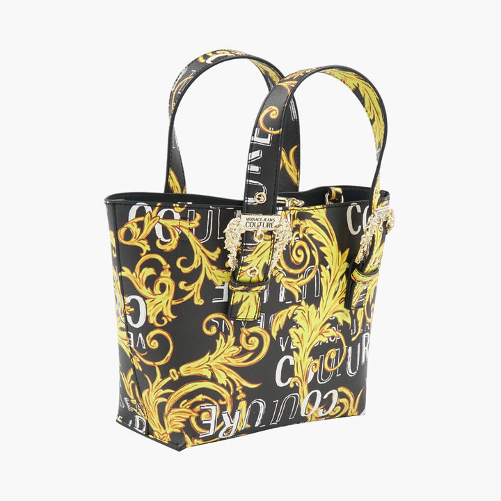 Versace Bags - Luxury Black-Multi Baroque Pattern Handbag for Day and Night