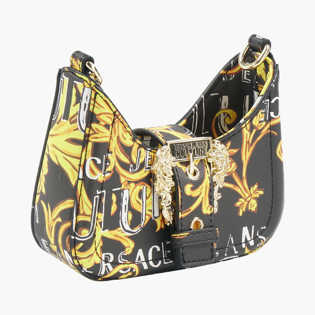 Versace Jeans Couture Bag - Black and Gold Baroque Pattern