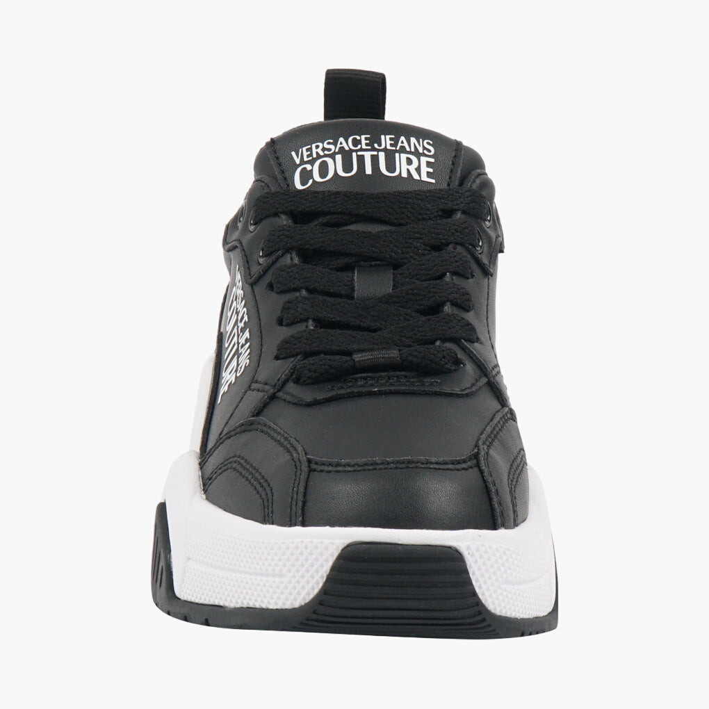 Versace Jeans Couture Black Sneakers with Chunky Sole