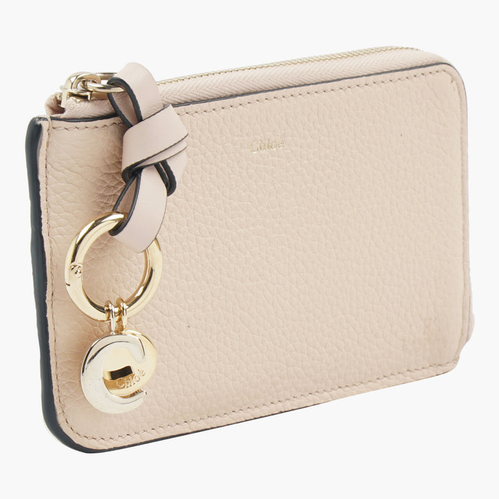 Chloè Elegant Pink Leather Wallet with Gold-Tone Hardware