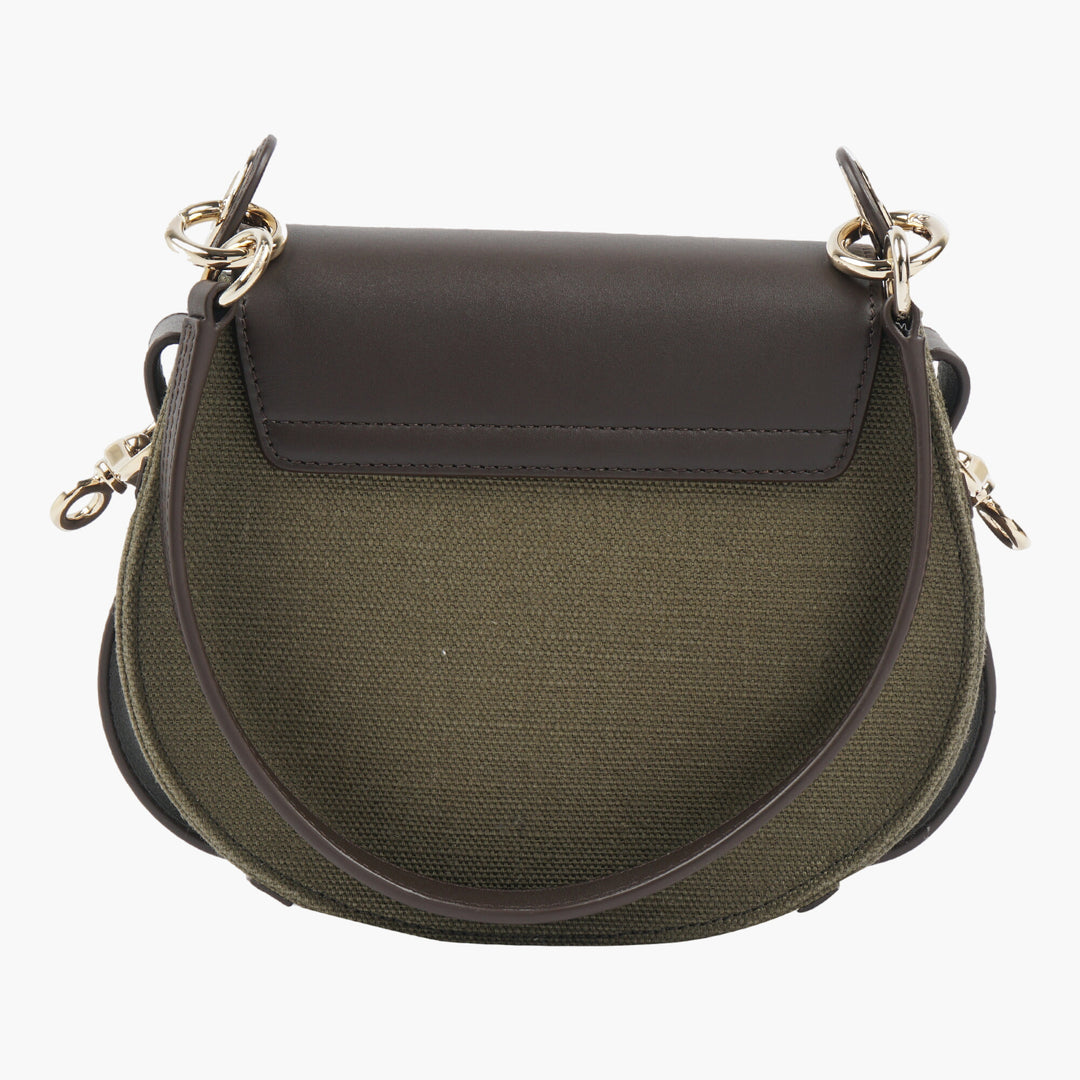 Chloè Brown-Green Bags with Gold-Tone Hardware - Sophisticated and Versatile Design