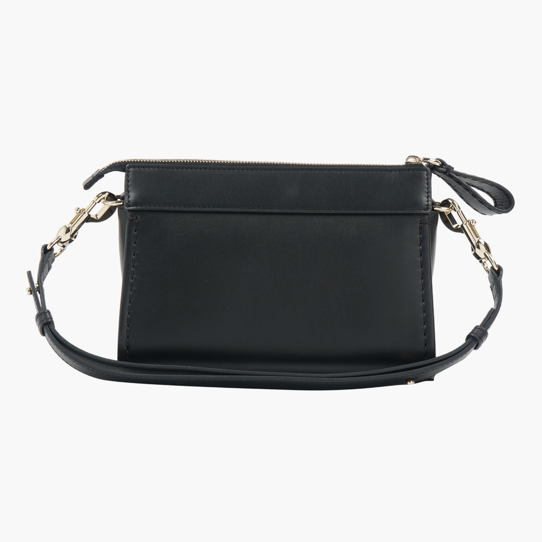 Chloè Black Leather Bag - Elegant and Compact Design