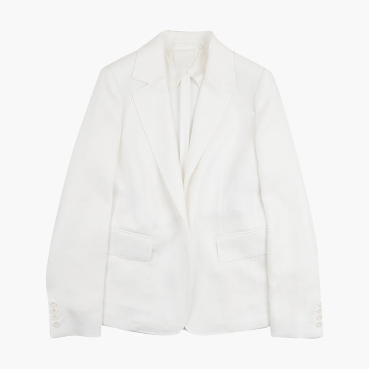 Max Mara White Tailored Jacket - Elegant & Versatile