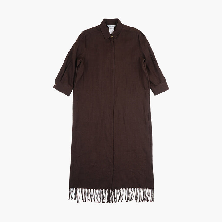 Max Mara Brown Minimalist Dress for Women