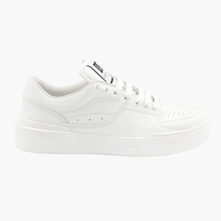 Dolce & Gabbana White Leather Sneakers - Made in Italy