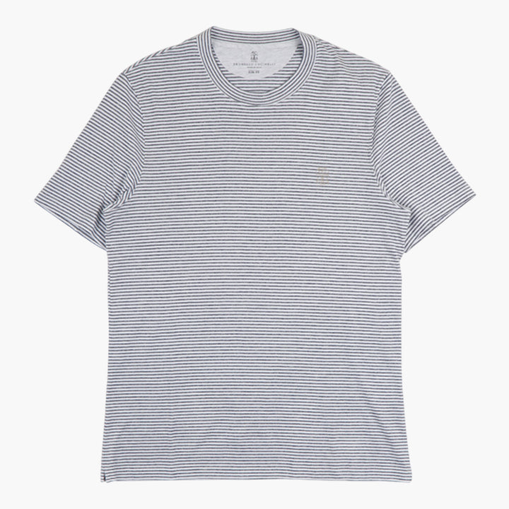 Brunello Cucinelli White T-shirts and Polos - Luxury and Comfort with Timeless Design