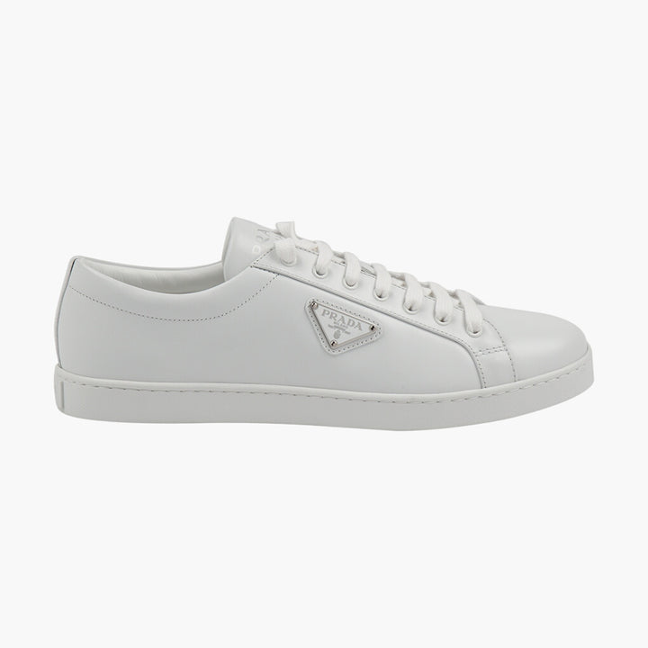 Prada Men's White Sneakers - Made in Italy, Premium Comfort & Luxury