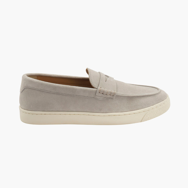 Brunello Cucinelli Light Grey-White Luxury Sneakers