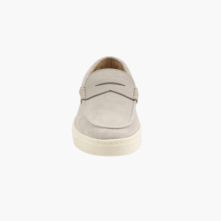 Brunello Cucinelli Light Grey-White Luxury Sneakers