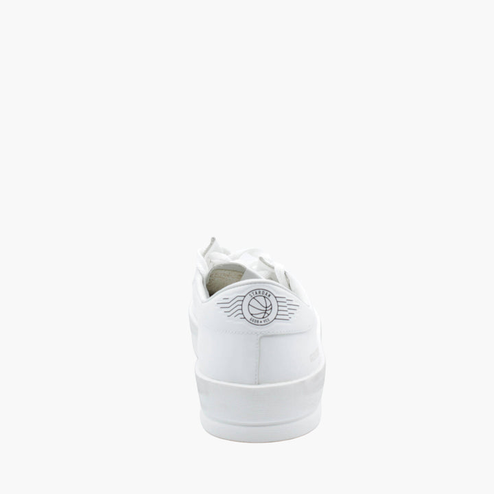 Golden Goose White Leather Sneakers with Signature Star Logo