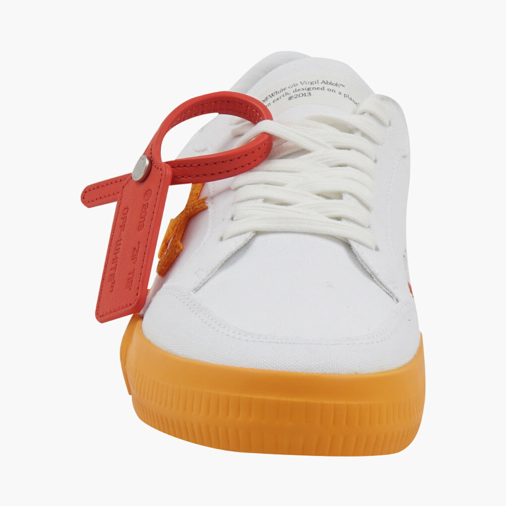 Off-White Vulcanized Low White Orange Men's Sneakers