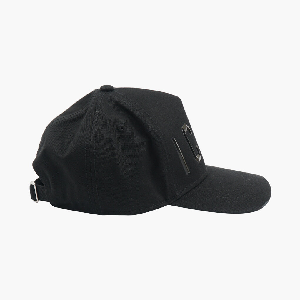 Dsquared2 Black ICON Hat - Stylish and Durable Accessory for Any Outfit