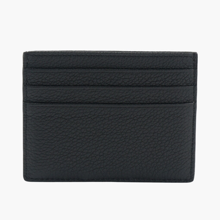 Fendi Metal Logo Black Cardholder