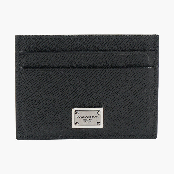 Dolce & Gabbana Elegant Black Wallet - Premium Leather, Made in Italy