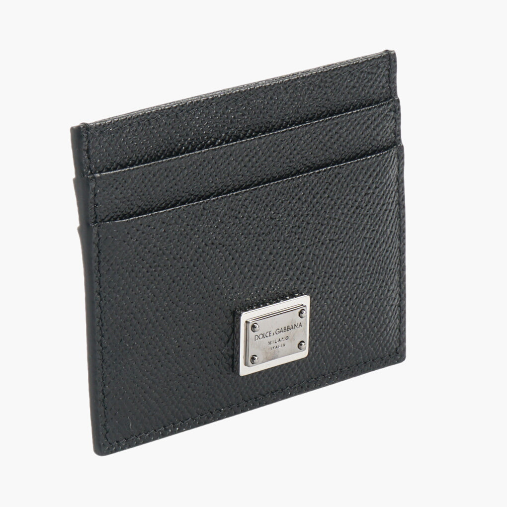 Dolce & Gabbana Elegant Black Wallet - Premium Leather, Made in Italy