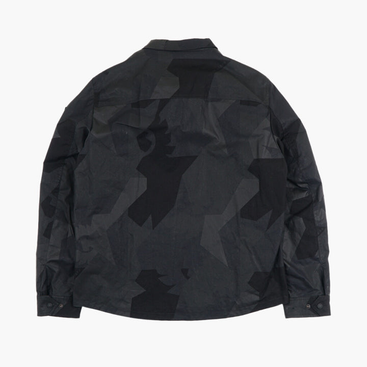 Belstaff Geometric Pattern Cotton Jacket in Black