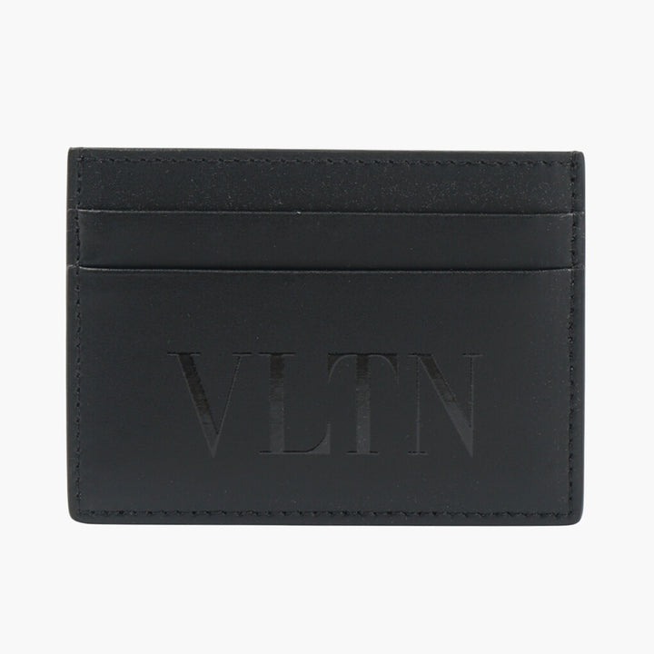 Portafoglio Valentino Nero con Logo Iconico VLTN - Made in Italy