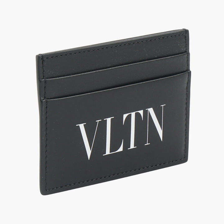 Portafoglio Valentino Nero con Logo VLTN - Made in Italy