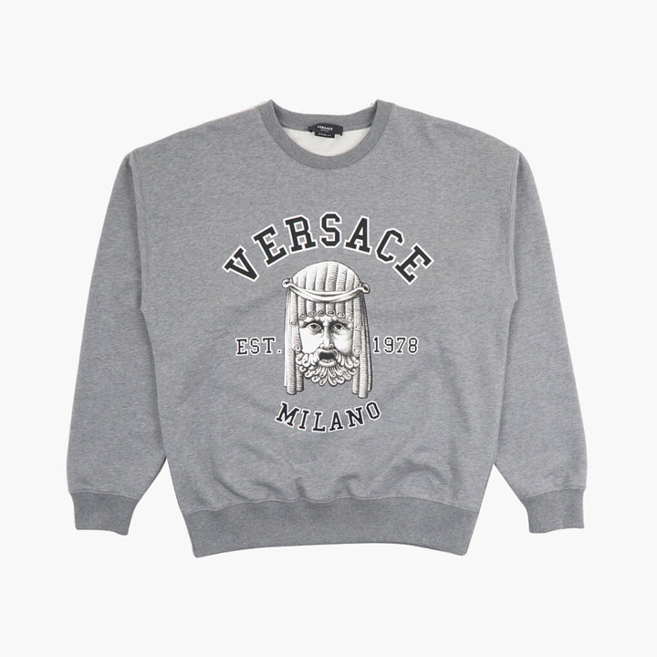 Versace Grey Crewneck Sweatshirt