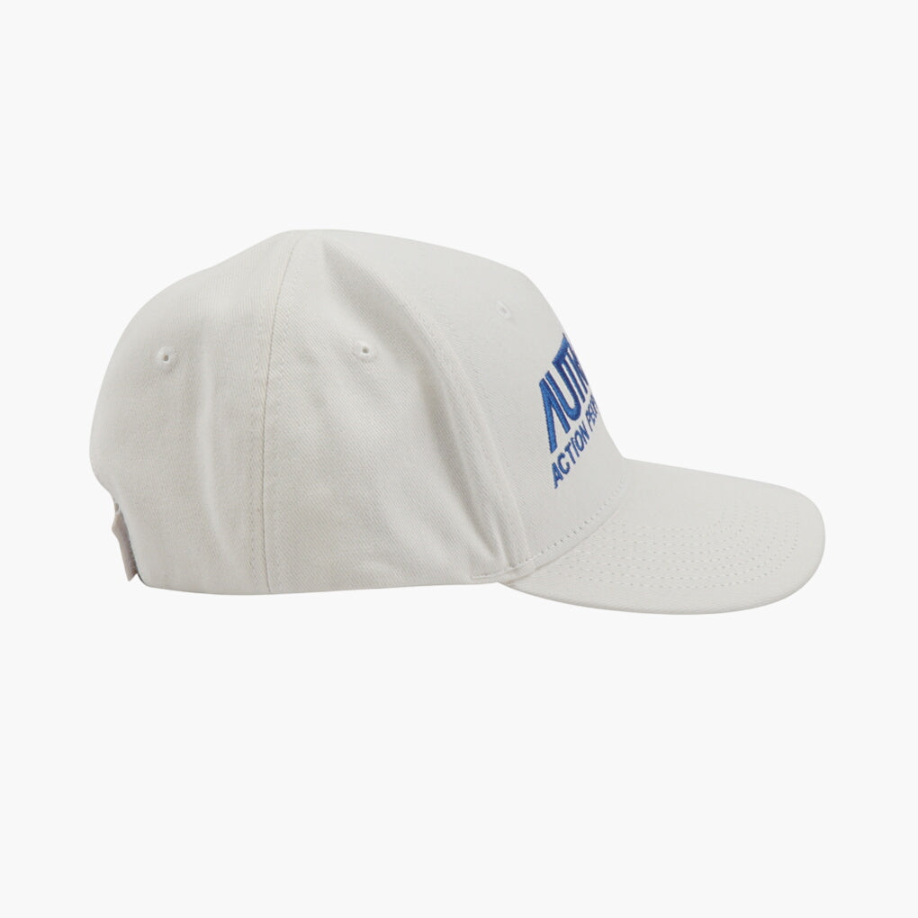 AUTRY White Multi Embroidered Logo Hat with American Flag