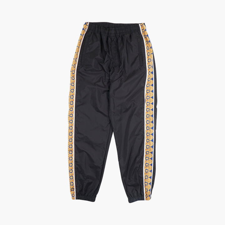 Versace Men's Trousers with Signature Gold Pattern Detailing