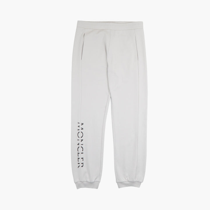 Moncler White Trousers - Elegant and Comfortable with Signature Logo