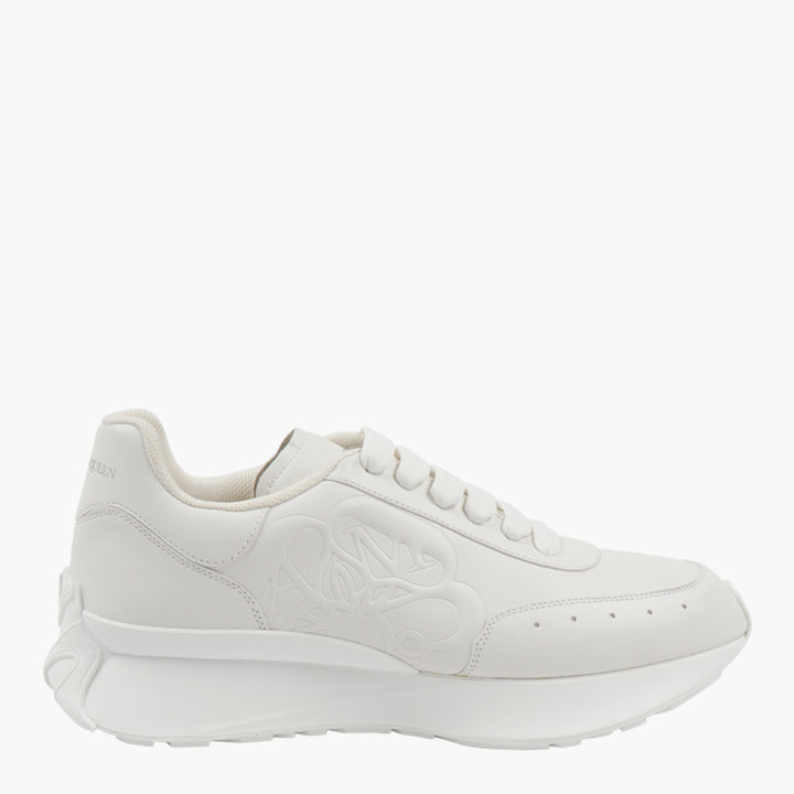 Alexander McQueen White Sneakers, Luxury Fashion Footwear