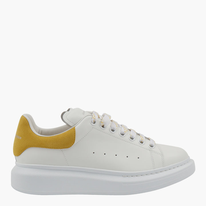 Alexander McQueen White-Yellow SneakersLuxurious Italian Craftsmanship