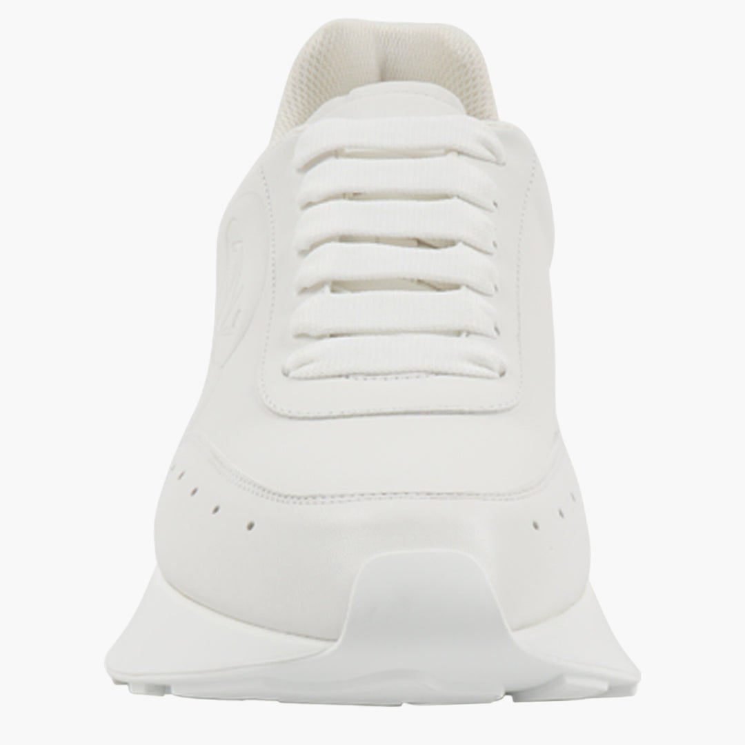 Alexander McQueen White Sneakers, Luxury Fashion Footwear