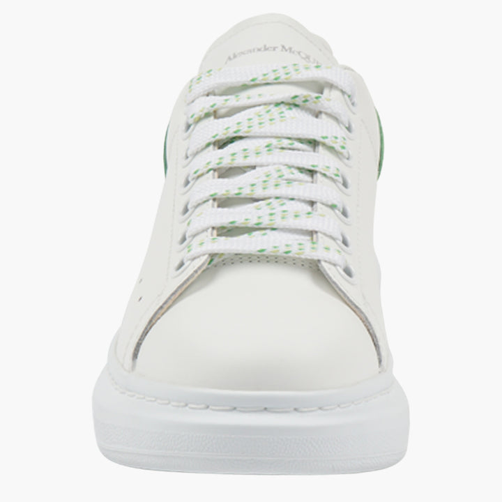 Sneakers Alexander McQueen in pelle bianco-verde acido