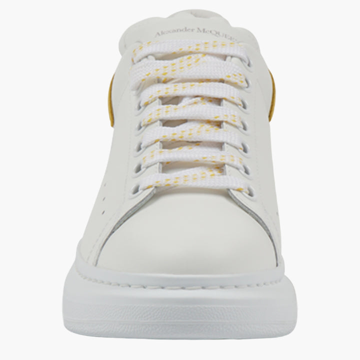 Alexander McQueen White-Yellow SneakersLuxurious Italian Craftsmanship