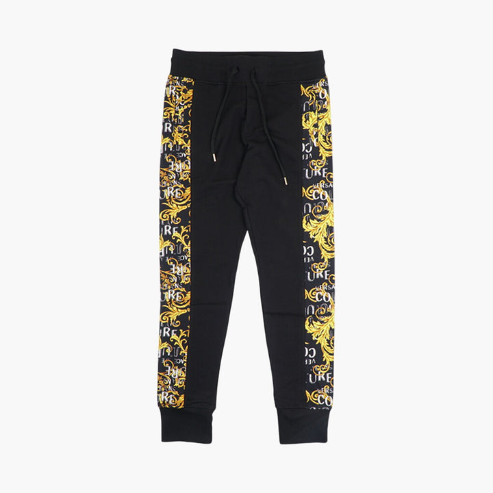 Pantaloni Versace con stampa barocca - Nero, Oro, Bianco