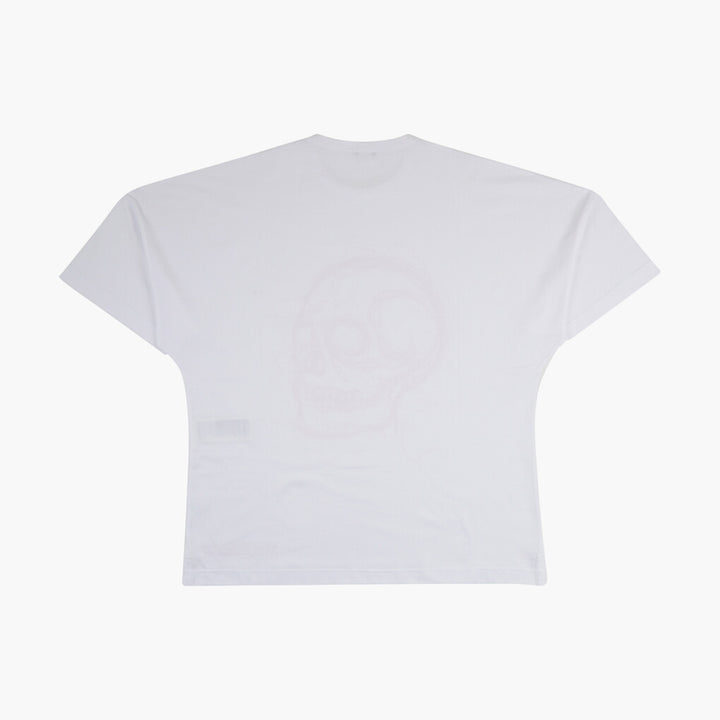 T-shirt e polo Alexander McQueen con grafica distintiva del teschio - Bianco-Rosa