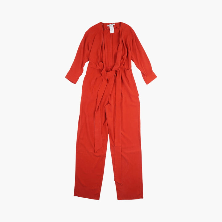 Max Mara Elegante Abito Rosso con Cintura in Vita Lusinghiera