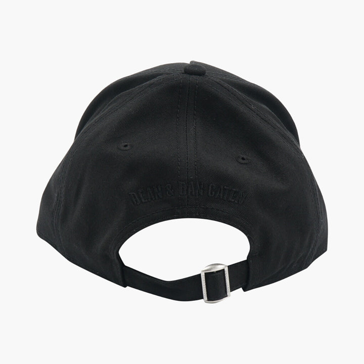 Cappello Dsquared2 con logo ICON nero - accessorio elegante e versatile