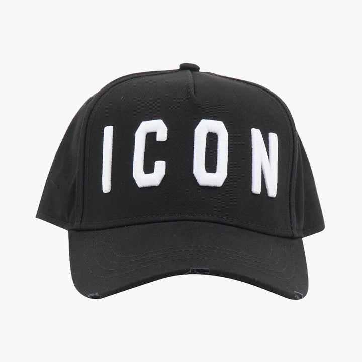 Dsquared2 Black Icon Hat - Bold and Stylish Design