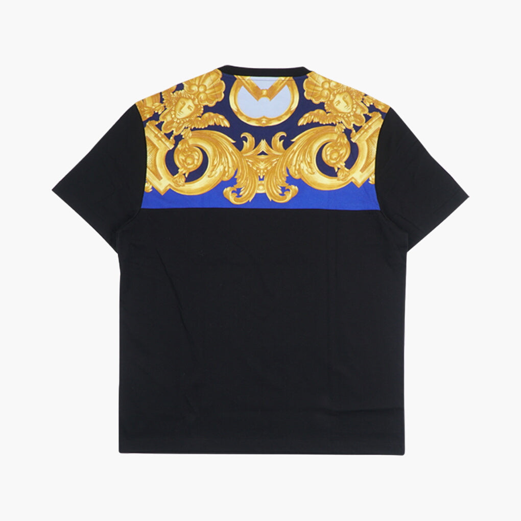 T-shirt e polo con stampa barocca Versace - Nero-Multi