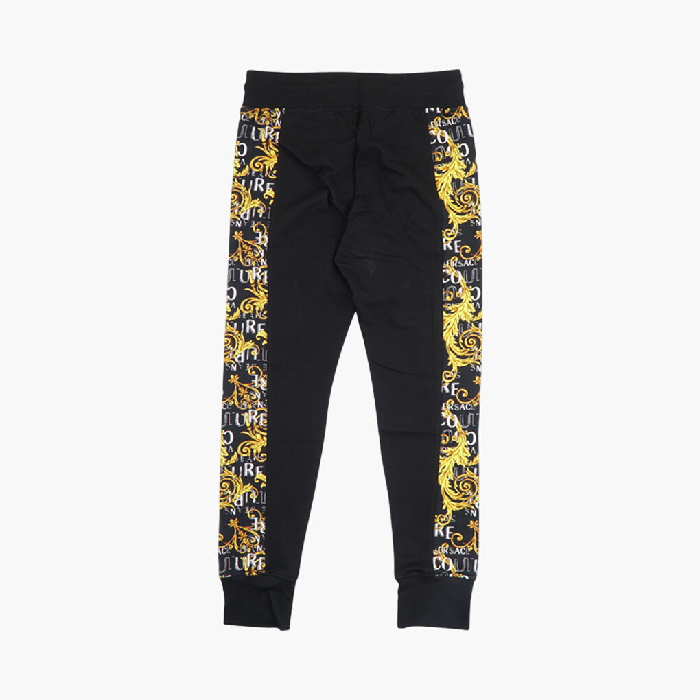 Pantaloni Versace con stampa barocca - Nero, Oro, Bianco