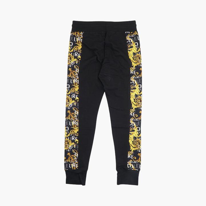 Versace Baroque Print Trousers - Black, Gold, White