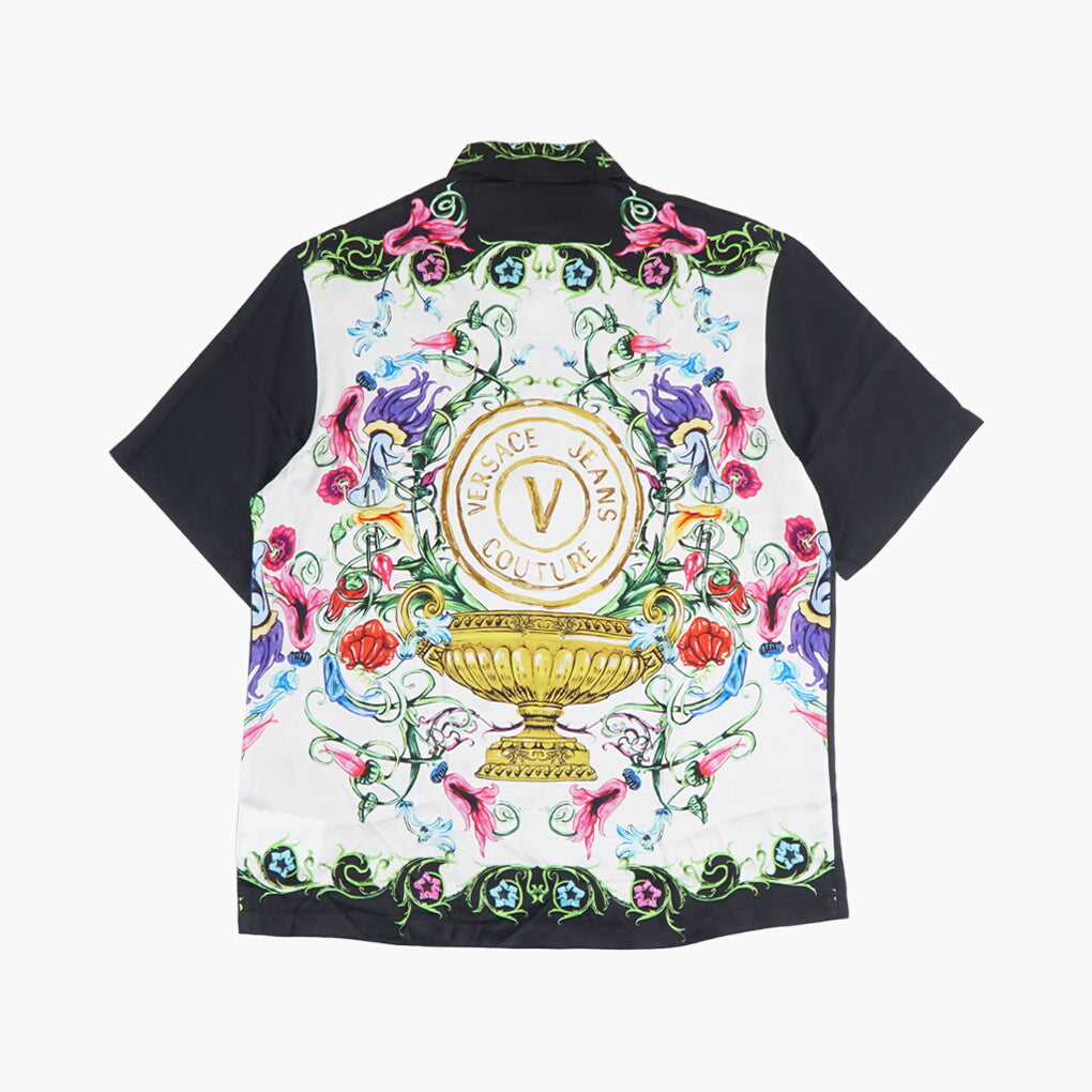 Versace Black-Multi Fashionable Design Shirts - Made in Italy