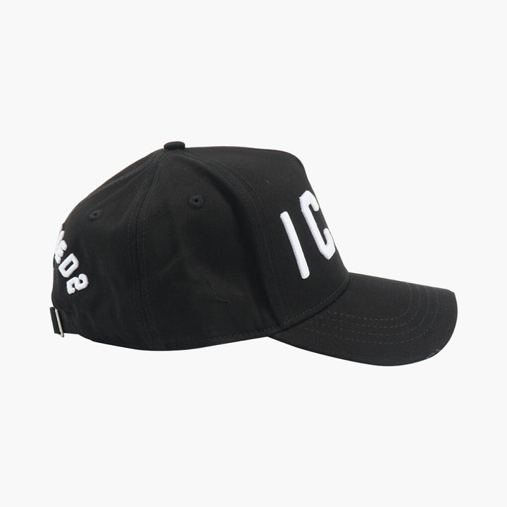 Dsquared2 Black Icon Hat - Bold and Stylish Design