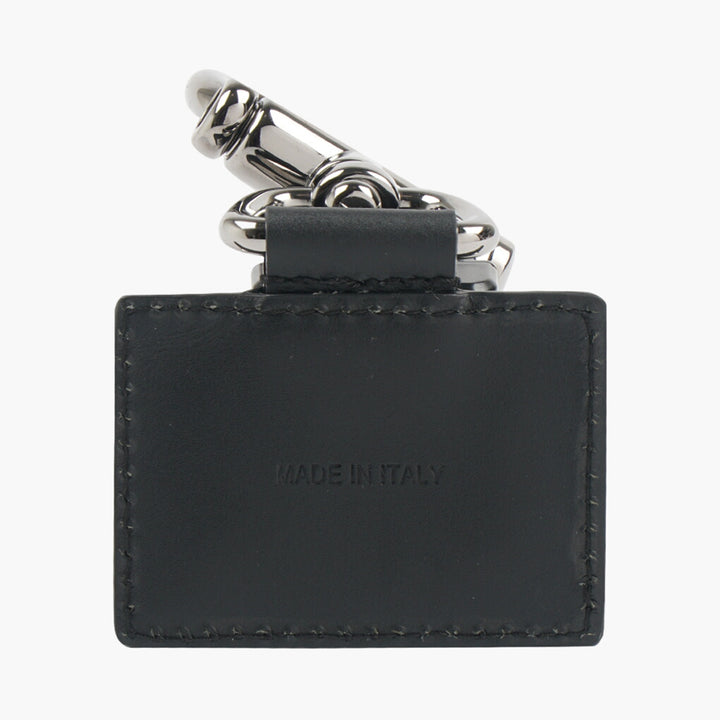 Dolce & Gabbana Black Keychain - Luxury Made in Italy Accessory