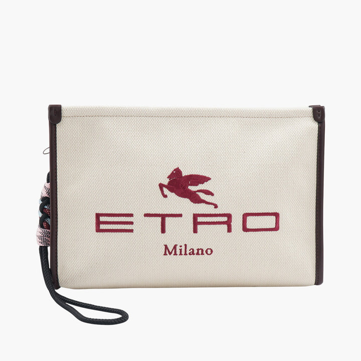 Borse Etro - Design elegante e chic con logo iconico, bianco-multicolore