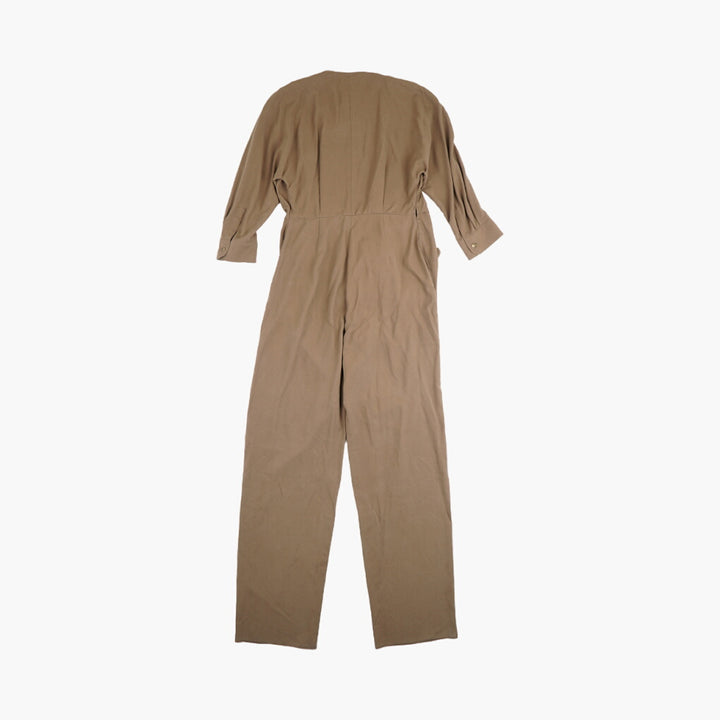 Max Mara Elegante Abito Marrone con Silhouette Lusinghiera