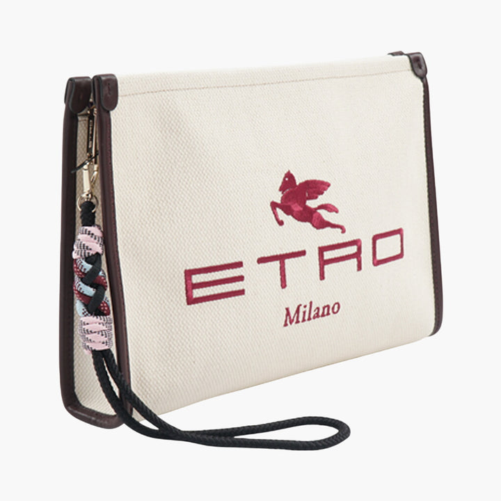 Borse Etro - Design elegante e chic con logo iconico, bianco-multicolore