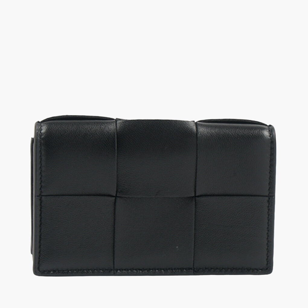 Bottega Veneta Small Cassette Wallet Black