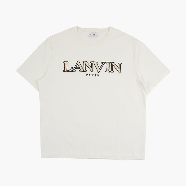 Lanvin Ivory-Multi T-Shirts and Polos Collection - Classic Logo Design