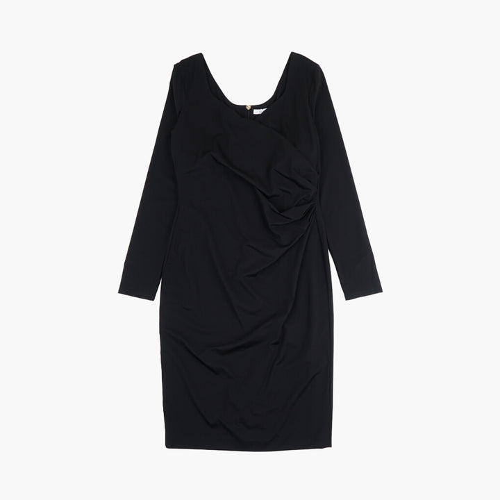 Max Mara Elegante Abito Nero - Silhouette Senza Tempo e Lusinghiera