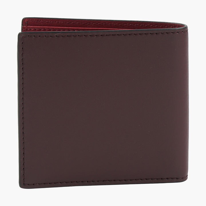 Alexander McQueen Bordeaux Wallets - Luxurious Italian Craftsmanship