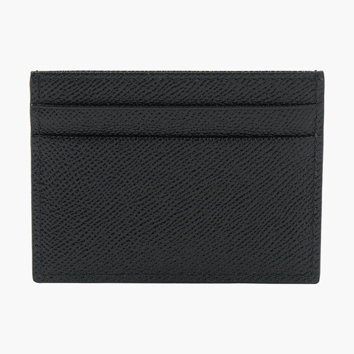 Dolce & Gabbana Black Leather Wallet with Iconic Logo